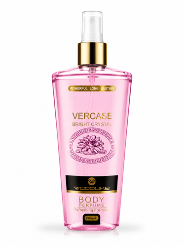 بادی اسپلش زنانه وودلایک مدل versace bright crystal حجم 250 میل