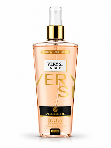 بادی اسپلش زنانه وودلایک مدل VERY S NIGHT حجم 250 میل