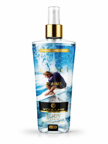 بادی اسپلش مردانه وودلایک مدل ALLOUR HOMME SPORT حجم 250 میل