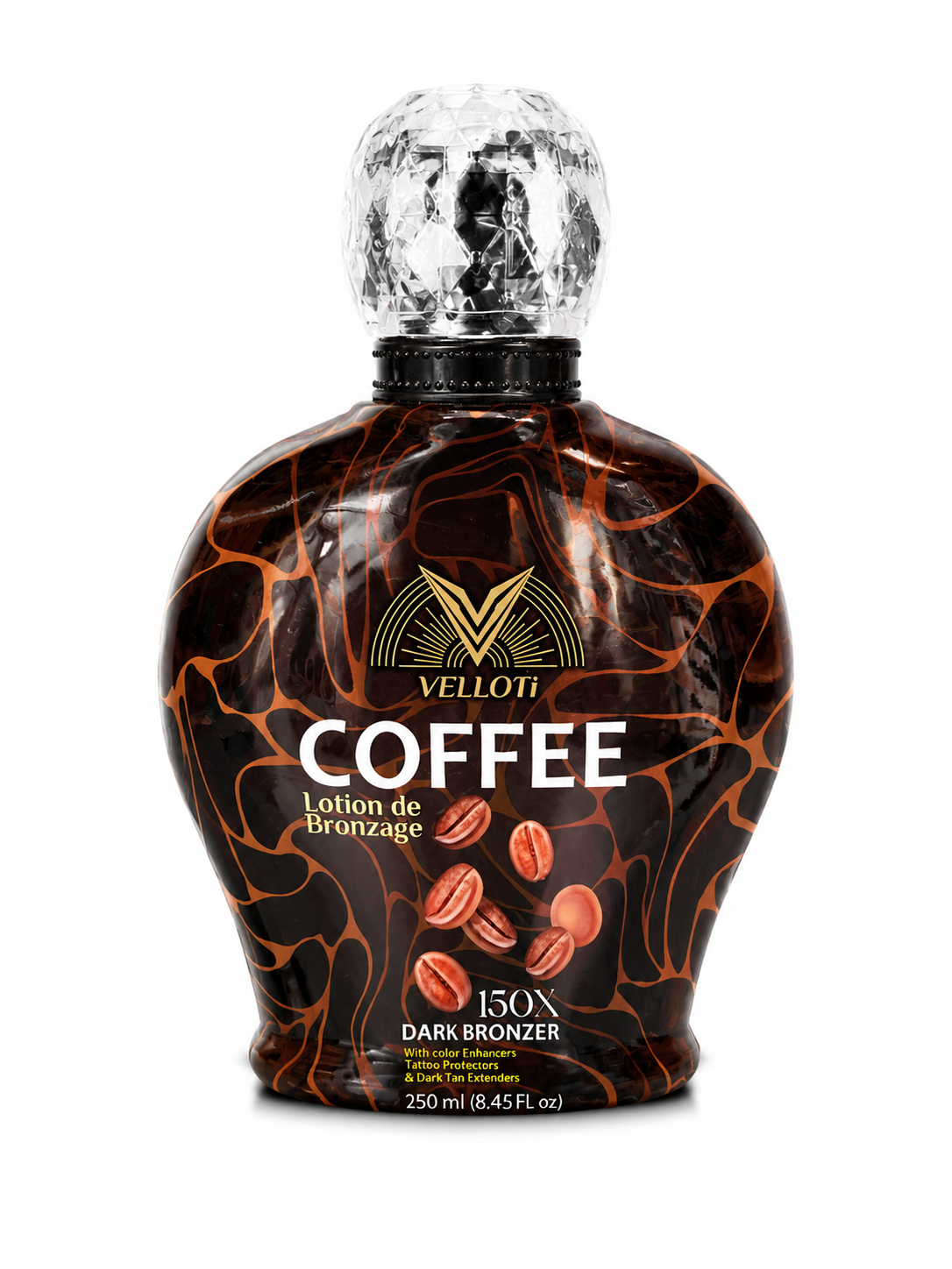 لوسیون سولار velloti مدل coffe حجم 250 میل