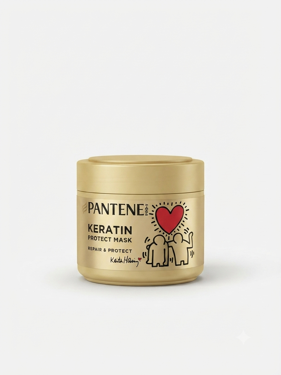 ماسک موی محافظت کننده و ترمیم کننده پنتن مدل keratin حجم 300 میل