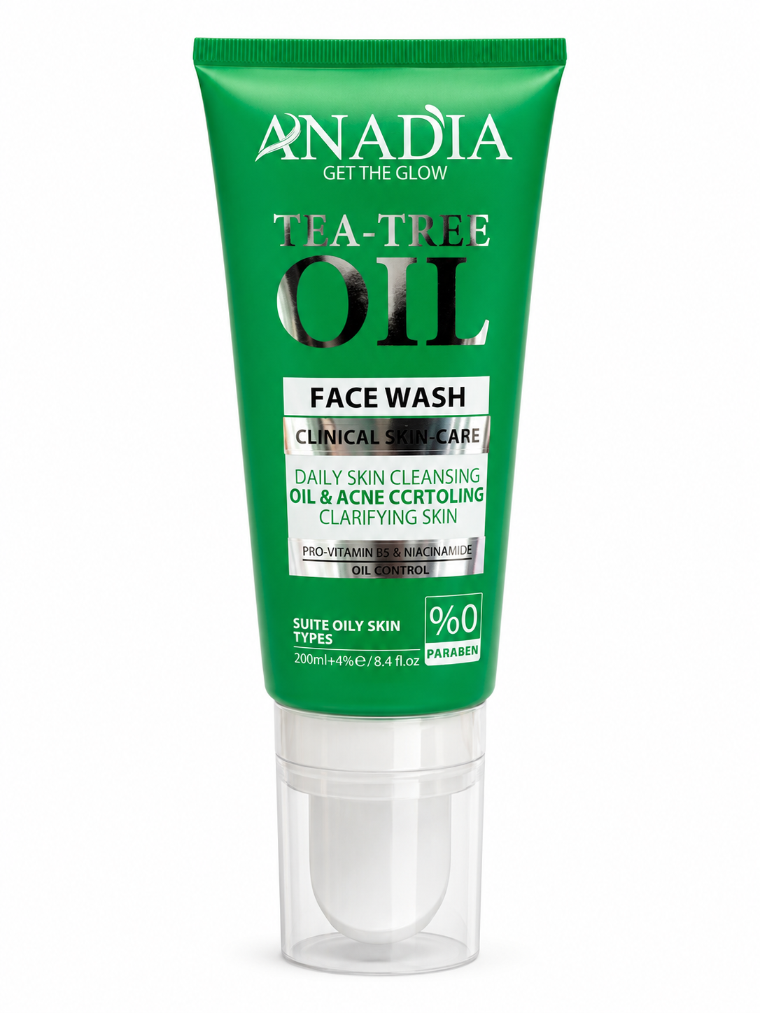 ژل شستشوی آنادیا ANADIA Tea-Tree Oil حجم 200 میل