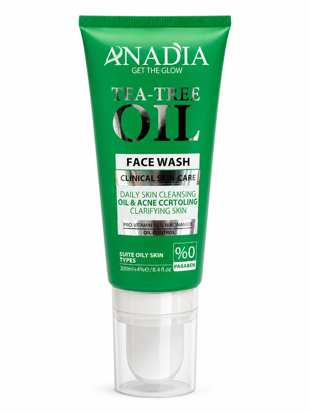 ژل شستشوی آنادیا ANADIA Tea-Tree Oil حجم 200 میل